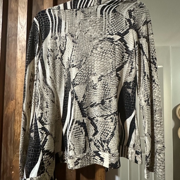 Peck & Peck Black and White Varsity Jacket - Picture 9 of 10